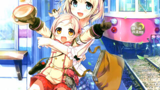 【Galgame游戏周边/游戏设定集】爱上火车官方设定集两本