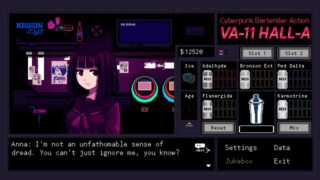 【汉化h游戏美少女游戏下载|VIP】VA11 HallA Cyberpunk Bartender Action|VA-11 Hall-A：赛博朋克酒保行动 中文版【200M】