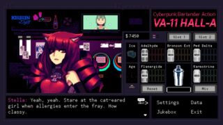 【汉化h游戏美少女游戏下载|VIP】VA11 HallA Cyberpunk Bartender Action|VA-11 Hall-A：赛博朋克酒保行动 中文版【200M】